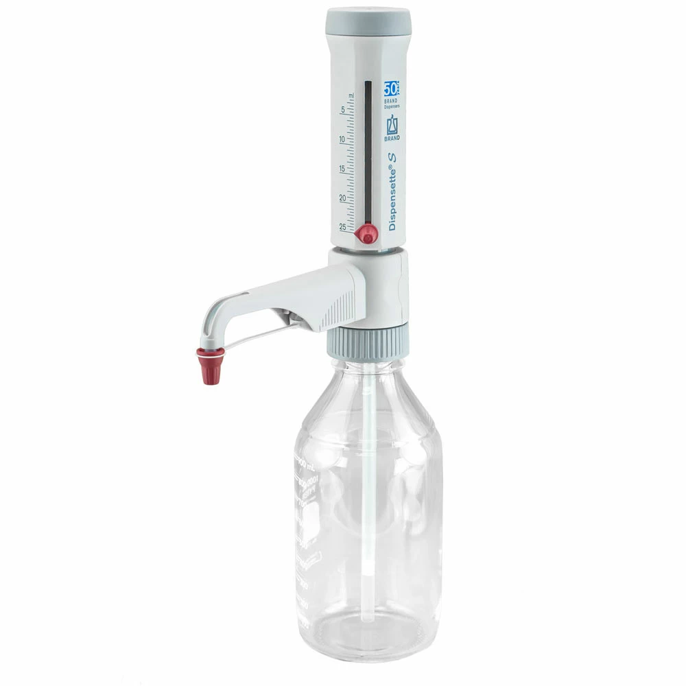 BrandTech Scientific 4600150 Dispensette S Analog 2.5 -25ml, Standard Valve, 1 Bottletop Dispenser/Unit secondary image