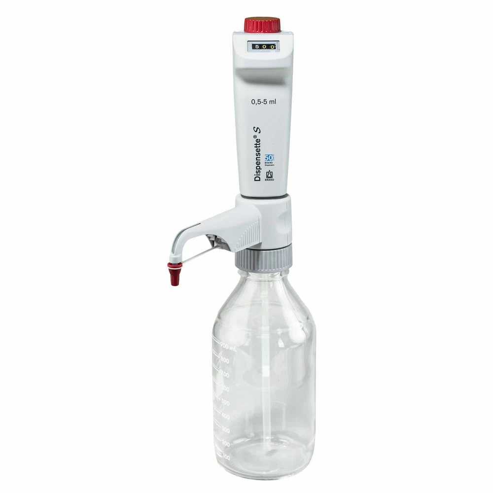 BrandTech Scientific 4600330 Dispensette S Digital 0.5-5ml, Standard Valve, 1 Bottletop Dispenser/Unit secondary image