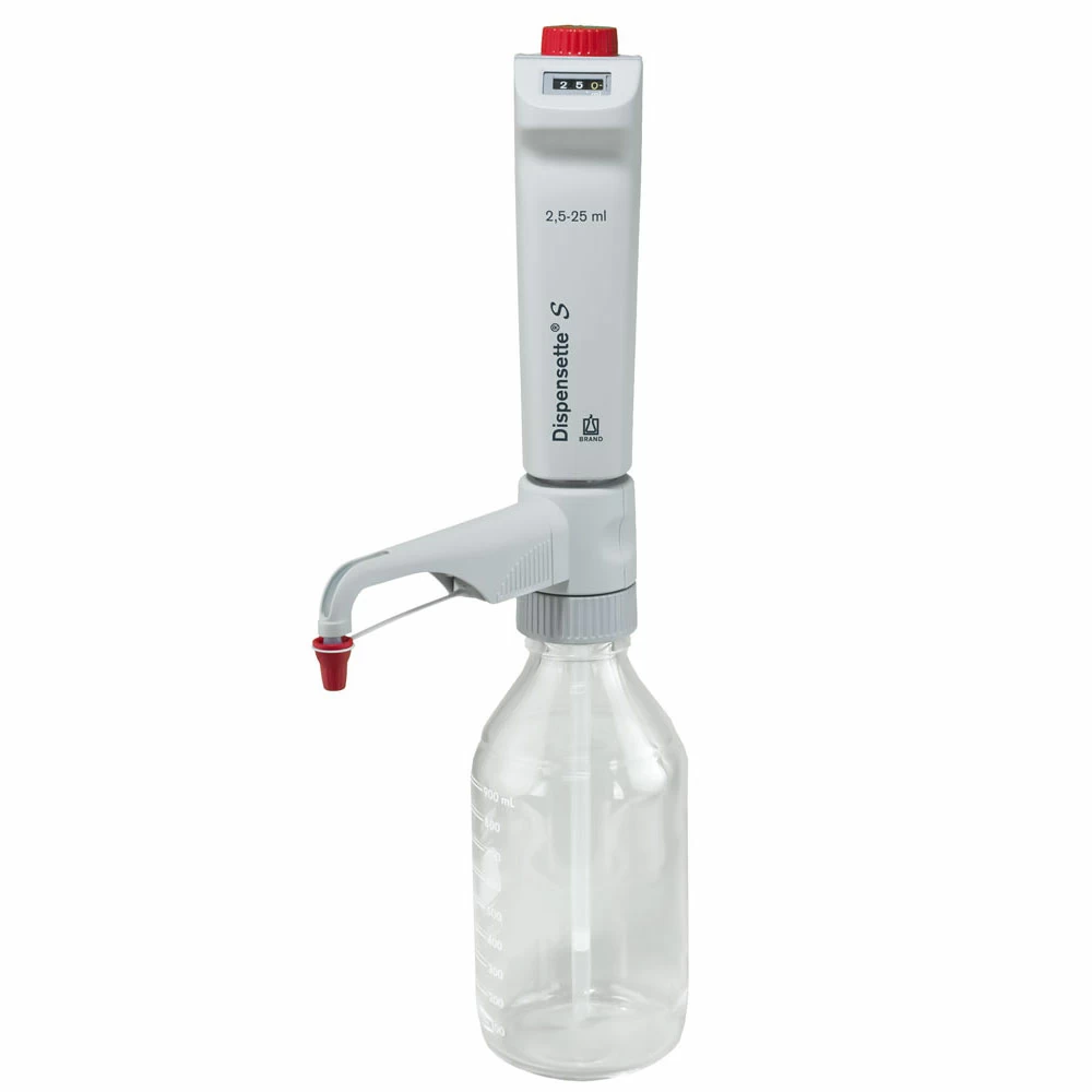 BrandTech Scientific 4600350 Dispensette S Digital 2.5-25ml, Standard Valve, 1 Bottletop Dispenser/Unit secondary image