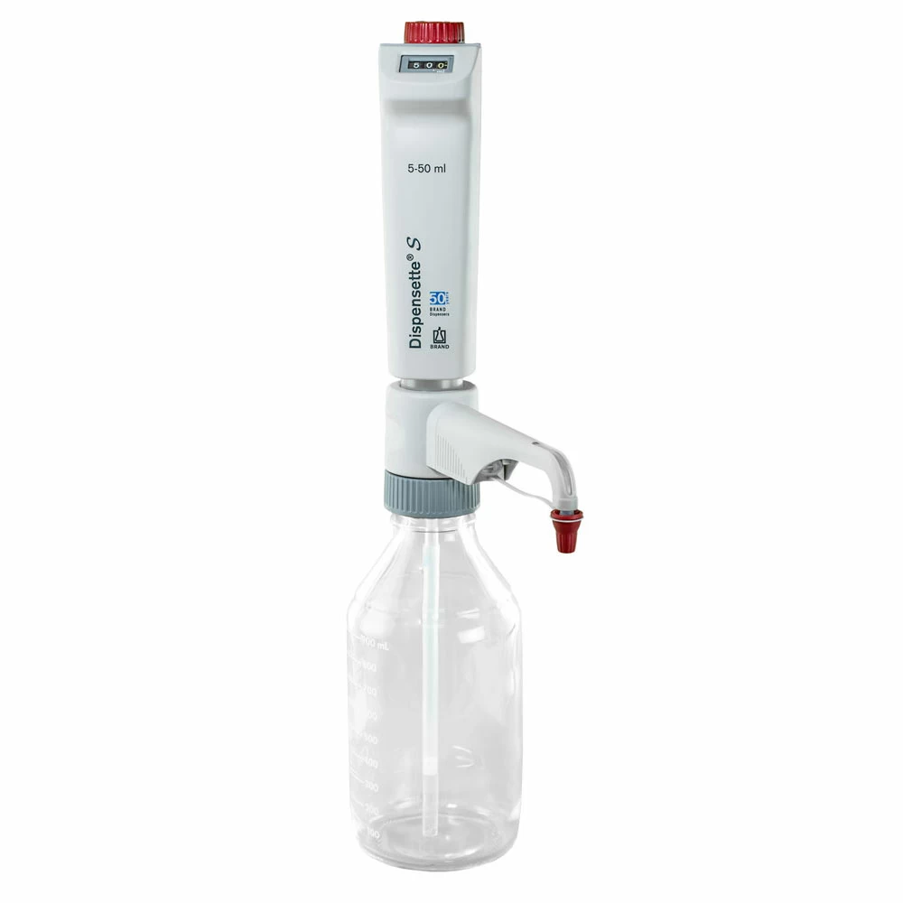 BrandTech Scientific 4600360 Dispensette S Digital 5-50ml, Standard Valve, 1 Bottletop Dispenser/Unit primary image