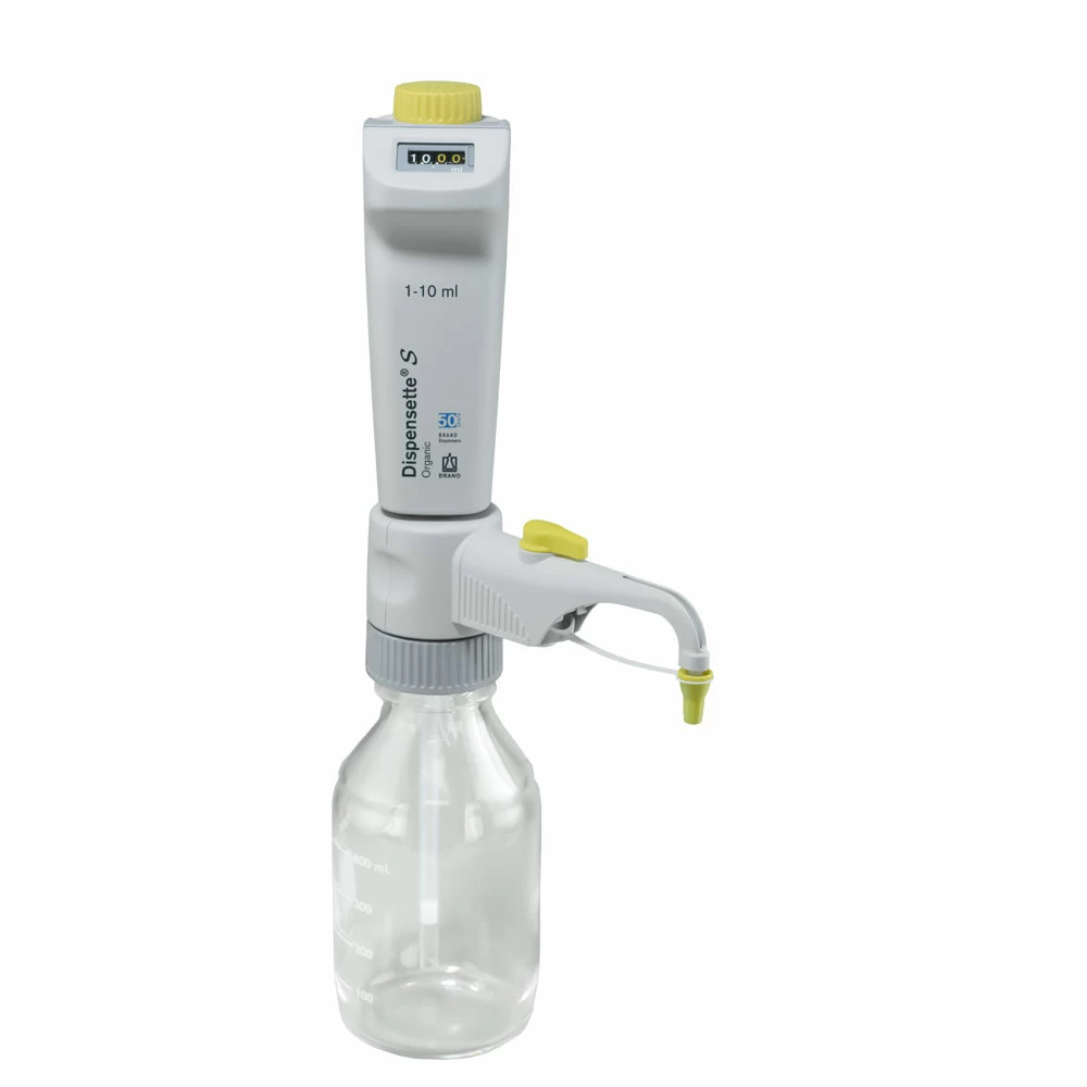 BrandTech Scientific 4630341 Dispensette S Organic Digital 1-10ml, Recirculation Valve, 1 Bottletop Dispenser/Unit primary image