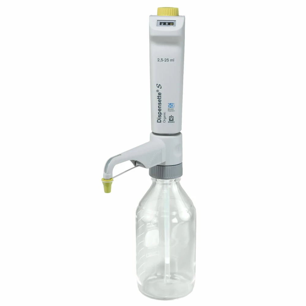 BrandTech Scientific 4630350 Dispensette S Organic Digital 2.5-25ml, Standard Valve, 1 Bottletop Dispenser/Unit secondary image