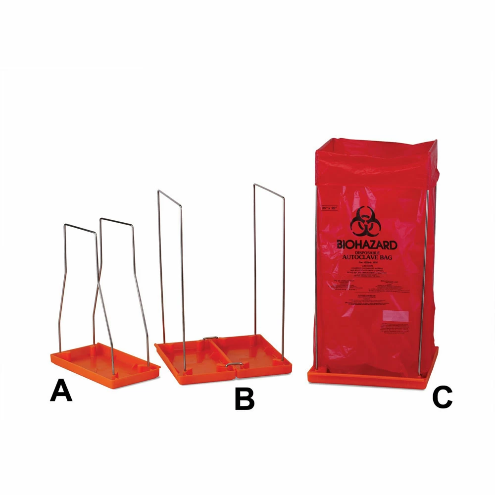 Bel-Art 131920002, Biohazard Bag Holder - Medium 24in x 30in Bags, 1 Holder/Unit primary image