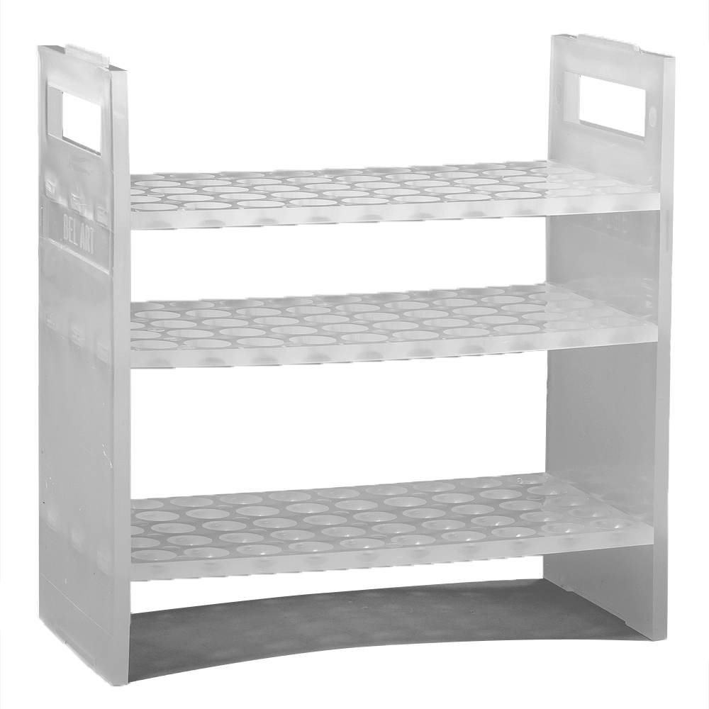 Bel-Art 18953-0000, Serological Stand Support Rack 16mm, 50 Places, 1 Rack/Unit primary image