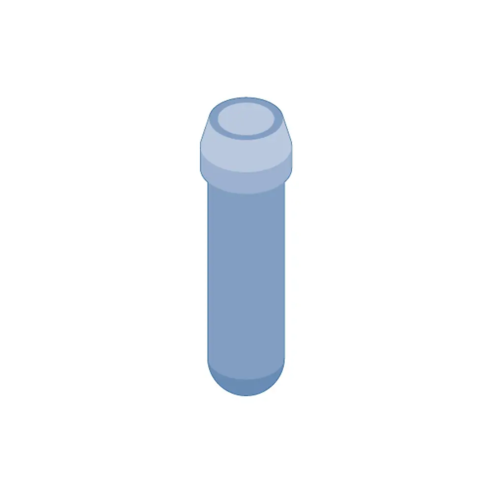 BECKMAN C63416 ADAPTER TUBE MICROFUGE 1X0.5 ML, For 500 ?L Tubes pk 2, 2 Adapters/Unit Primary Image