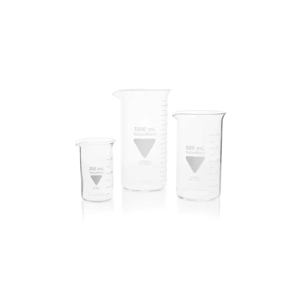 DWK Life Sciences 54030-400 Beaker,Berzelius,Tall,Spout,400ml,Valueware, KIMBLE