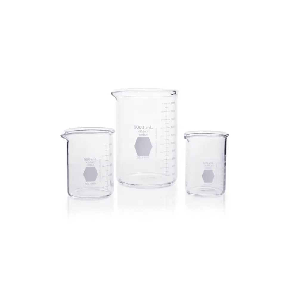 DWK Life Sciences 14005-4000 Beaker,Heavy,Low,Scale,4000ml, KIMBLE