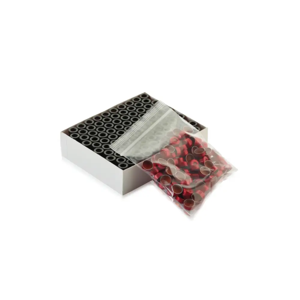 DWK Life Sciences W225173-0103 12X32 Amb Vial W/11Mm Red Seal Ptfe/Rub, WHEATON